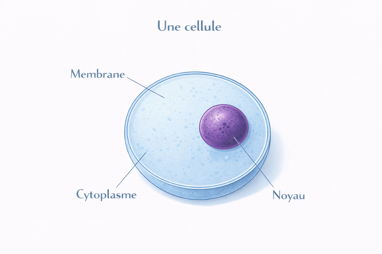 Schéma simple d’une cellule